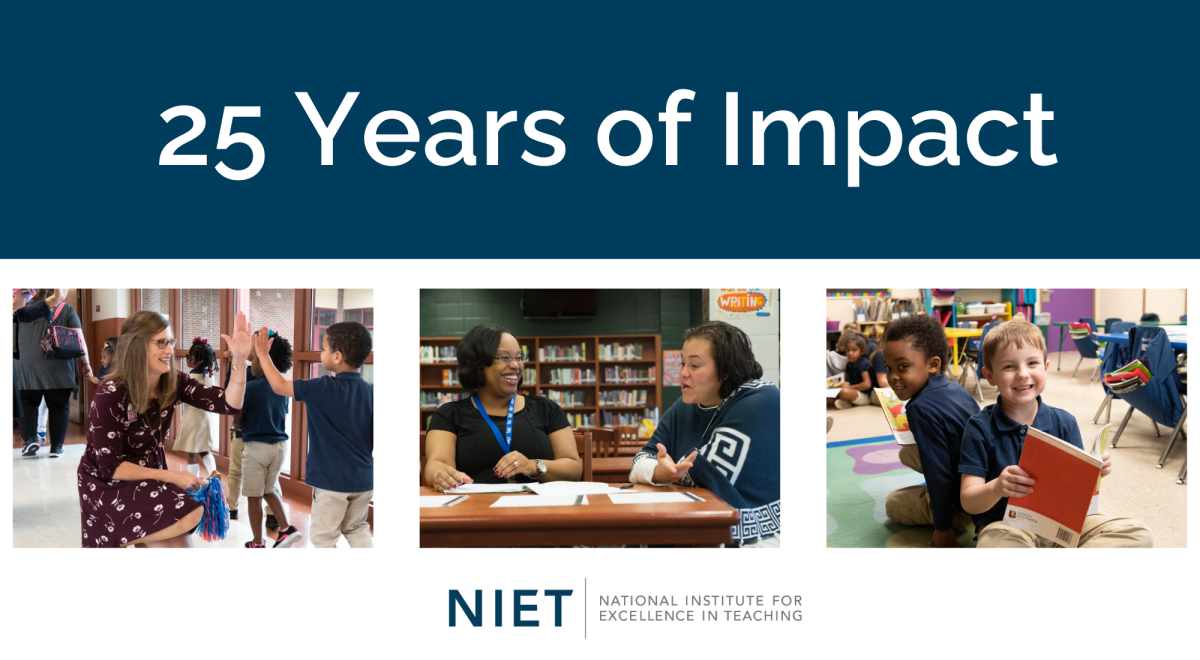 National Institute for Excellence in Teaching Releases Report Celebrating 25 Years of Impact